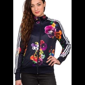 Adidas Originals Floral Track Jacket